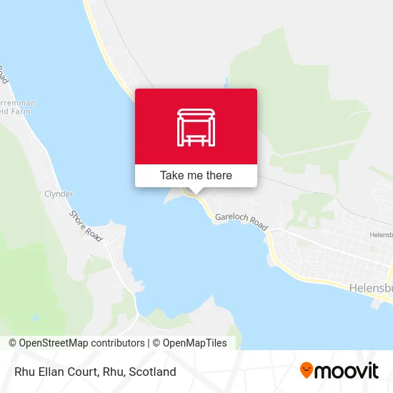 Rhu Ellan Court, Rhu map