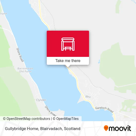 Gullybridge Home, Blairvadach map