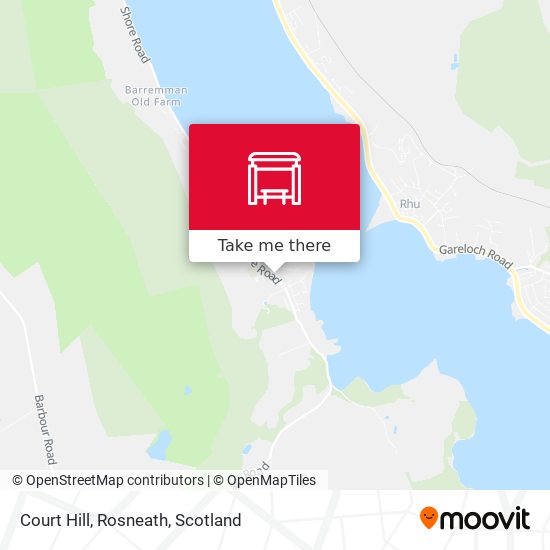 Court Hill, Rosneath map
