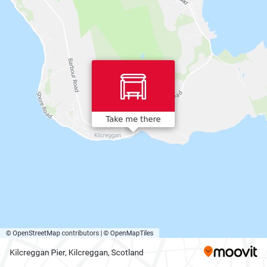 Kilcreggan Pier, Kilcreggan map