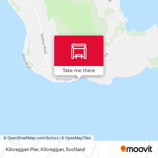 Kilcreggan Pier, Kilcreggan map