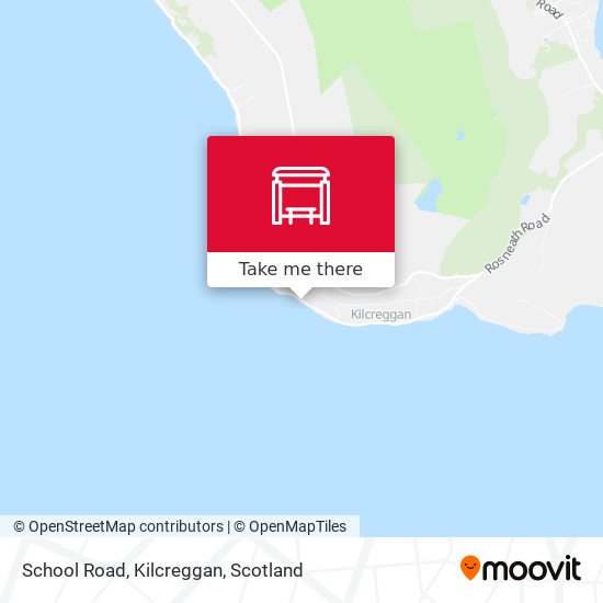 School Road, Kilcreggan map