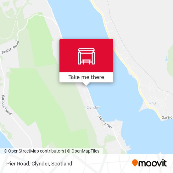 Pier Road, Clynder map