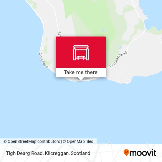 Tigh Dearg Road, Kilcreggan map