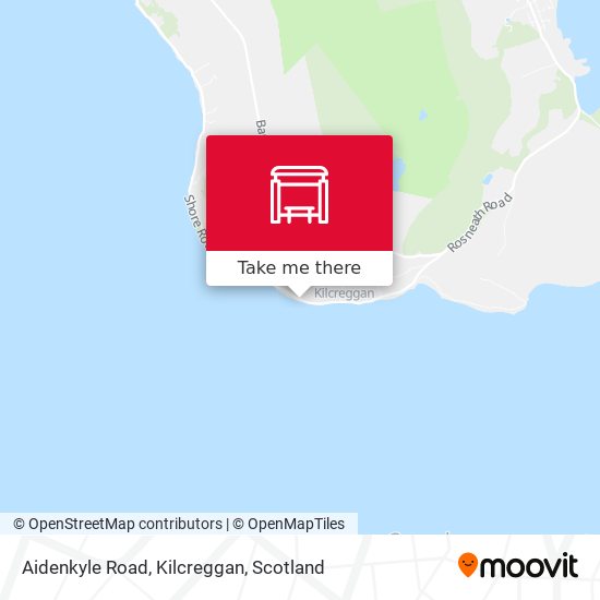 Aidenkyle Road, Kilcreggan map