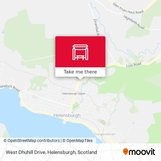West Dhuhill Drive, Helensburgh map