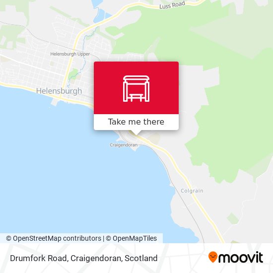 Drumfork Road, Craigendoran map