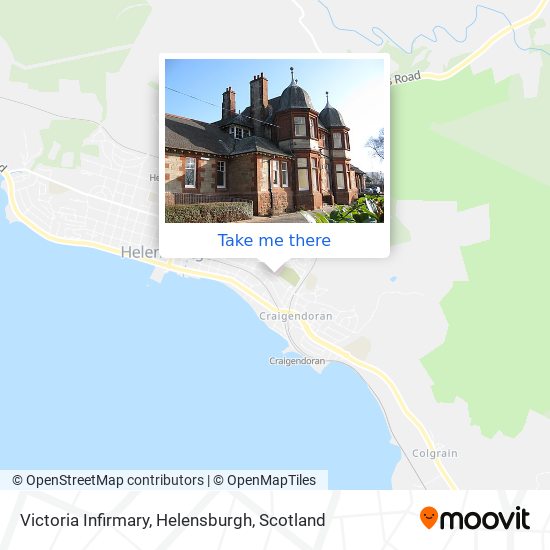 Victoria Infirmary, Helensburgh map