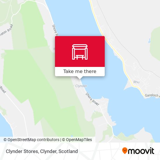 Clynder Stores, Clynder map