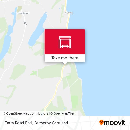 Farm Road End, Kerrycroy map