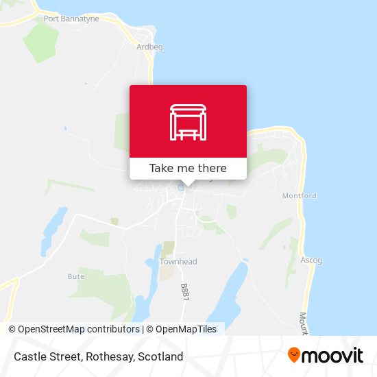 Castle Street, Rothesay map