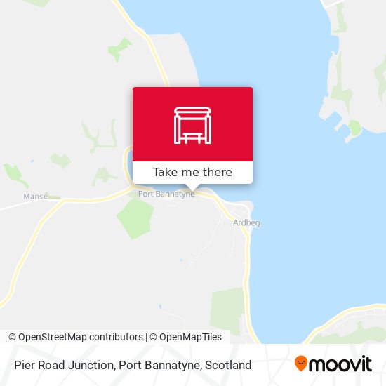 Pier Road Junction, Port Bannatyne map