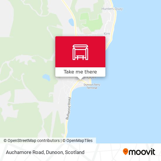 Auchamore Road, Dunoon map