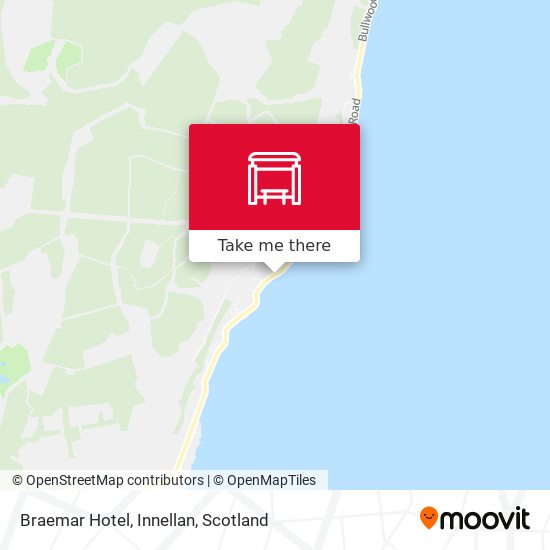Braemar Hotel, Innellan map