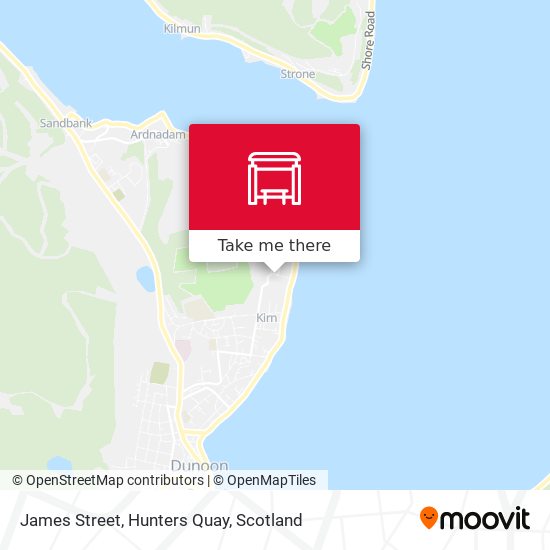 James Street, Hunters Quay map