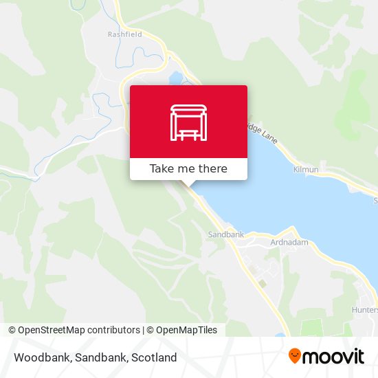 Woodbank, Sandbank map