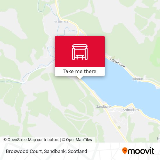 Broxwood Court, Sandbank map