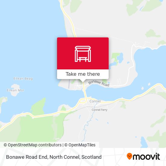 Bonawe Road End, North Connel map