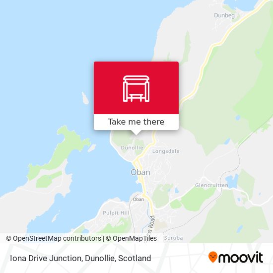 Iona Drive Junction, Dunollie map
