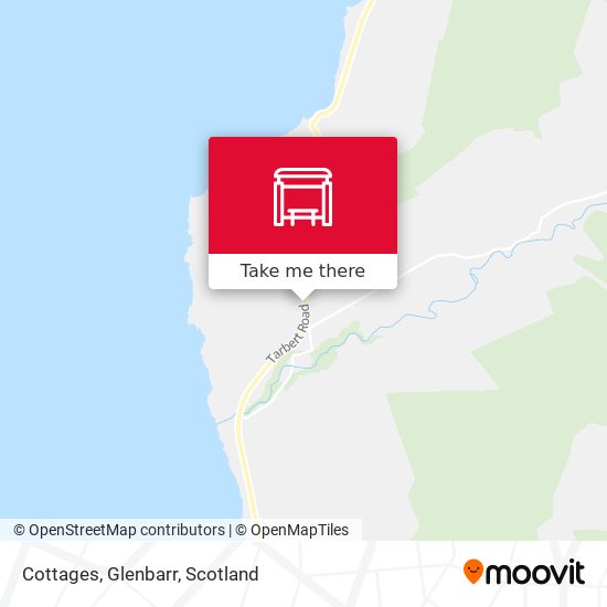 Cottages, Glenbarr map