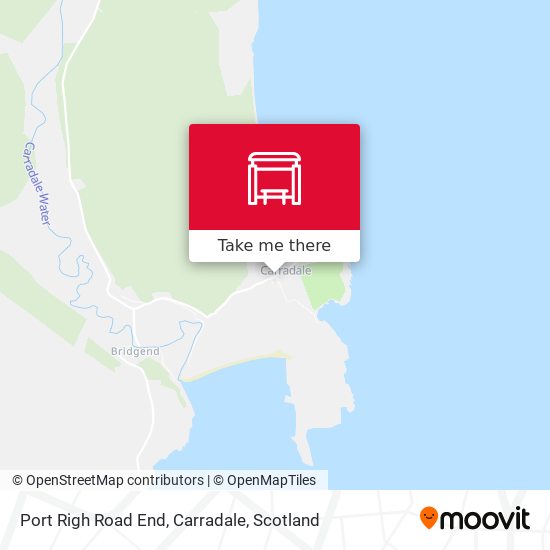 Port Righ Road End, Carradale map
