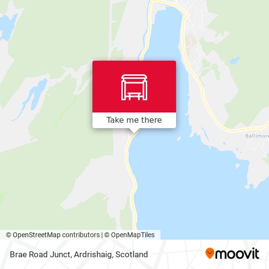 Brae Road Junct, Ardrishaig map