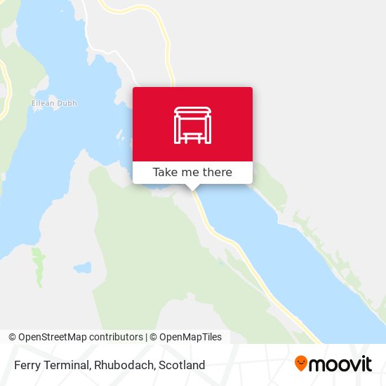 Ferry Terminal, Rhubodach map