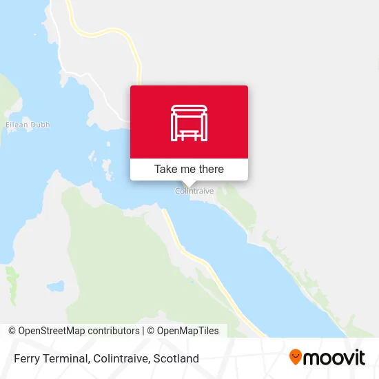 Ferry Terminal, Colintraive map