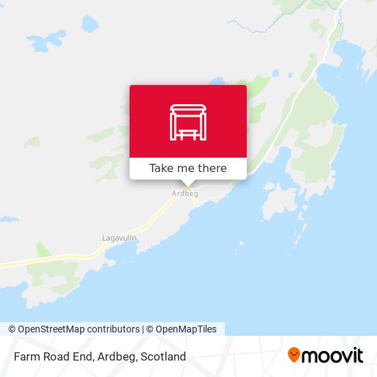 Farm Road End, Ardbeg map