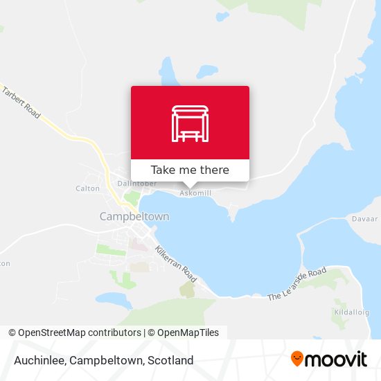 Auchinlee, Campbeltown map