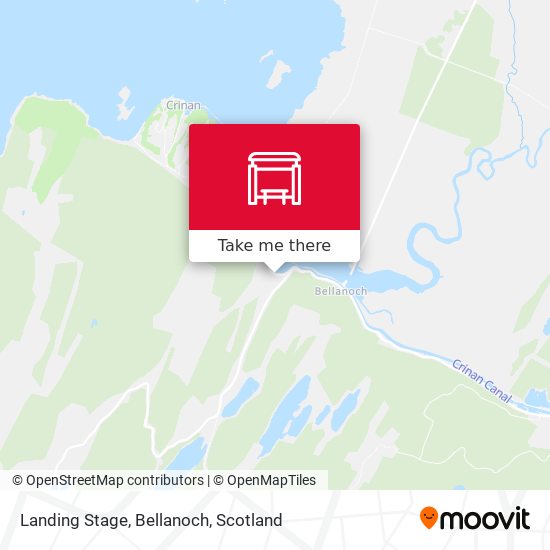 Landing Stage, Bellanoch map