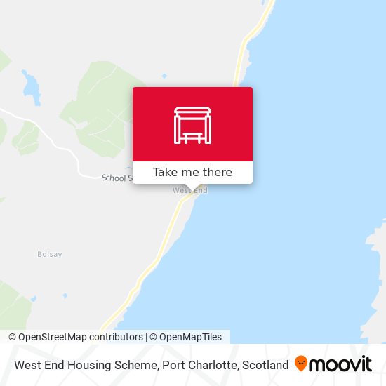 West End Housing Scheme, Port Charlotte map