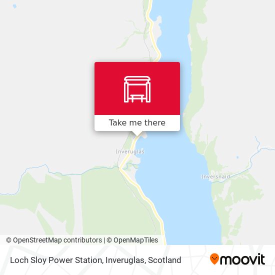 Loch Sloy Power Station, Inveruglas map