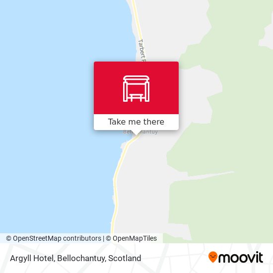 Argyll Hotel, Bellochantuy map