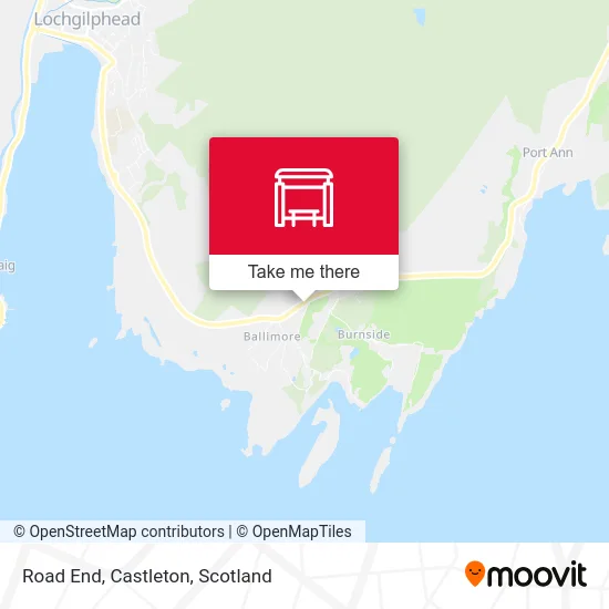 Road End, Castleton map