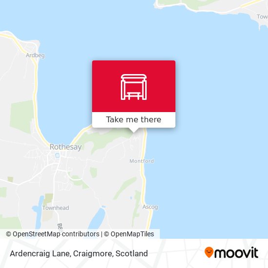 Ardencraig Lane, Craigmore map