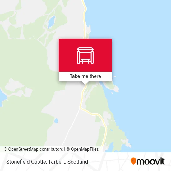 Stonefield Castle, Tarbert map