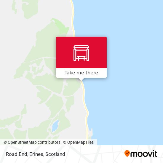 Road End, Erines map