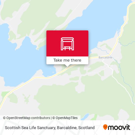 Scottish Sea Life Sanctuary, Barcaldine map