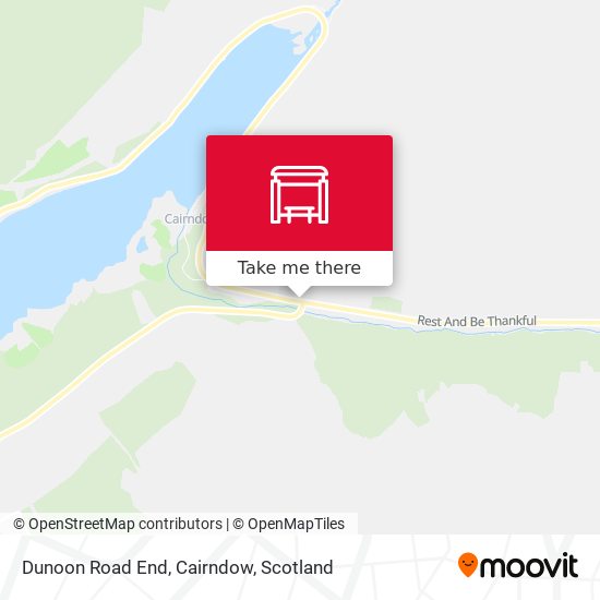 Dunoon Road End, Cairndow map