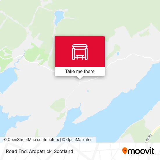 Road End, Ardpatrick map
