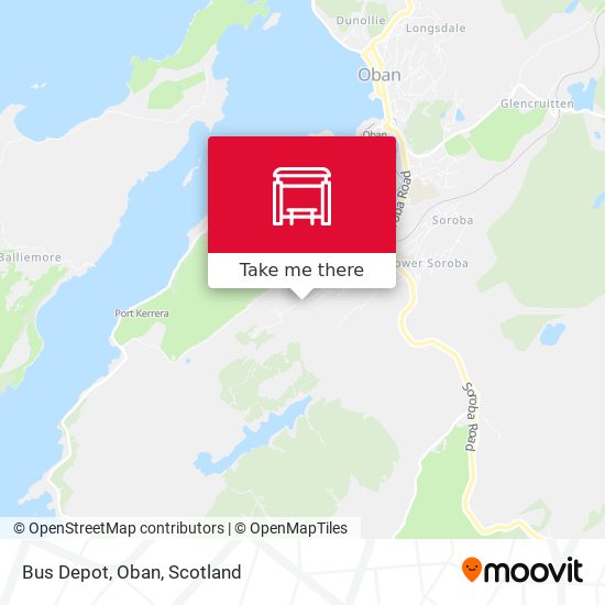 Bus Depot, Oban map