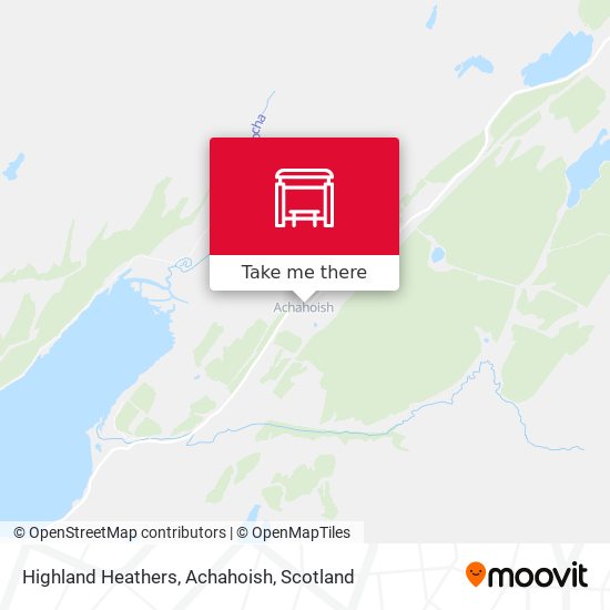 Highland Heathers, Achahoish map