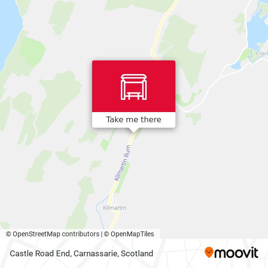 Castle Road End, Carnassarie map