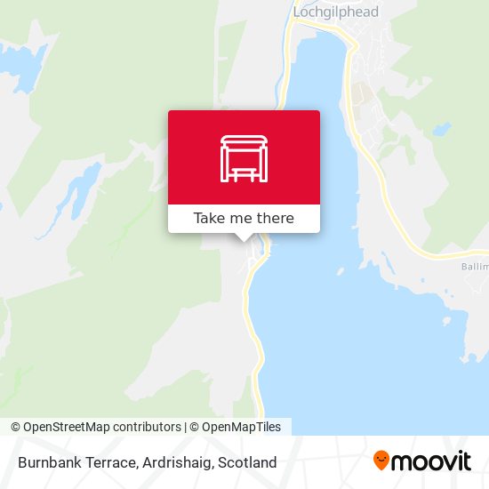 Burnbank Terrace, Ardrishaig map