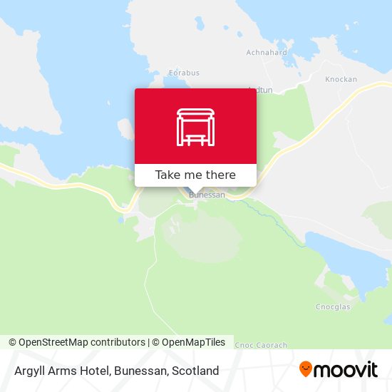 Argyll Arms Hotel, Bunessan map
