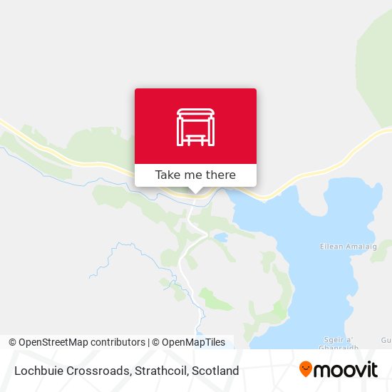 Lochbuie Crossroads, Strathcoil map