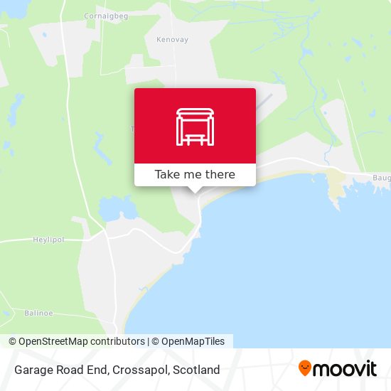 Garage Road End, Crossapol map