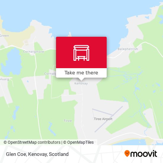 Glen Coe, Kenovay map