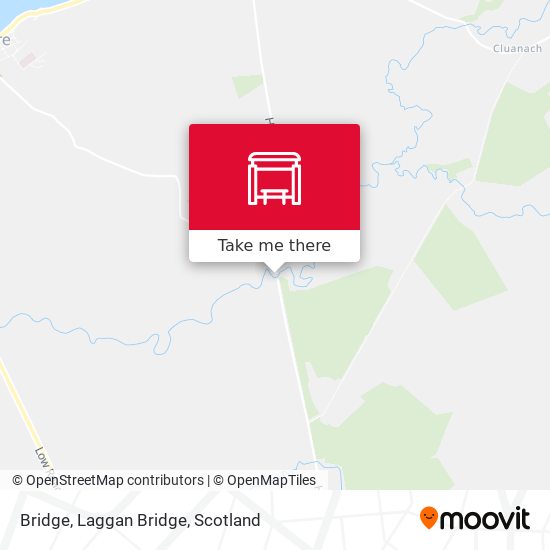 Bridge, Laggan Bridge map